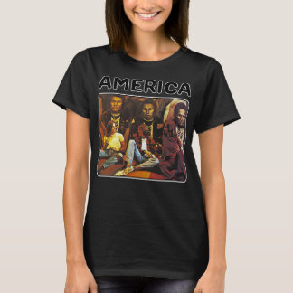 レトロアメリカのバンドロックギフトファンのためのエッセンシャル Tシャツ