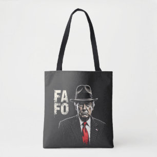 レトロアメリカドナルドトランプFAFO USA国旗パトリオット トートバッグ