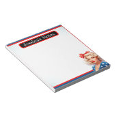 レトロアメリカピンナップ_アメリカンバベ ノートパッド (アングル)