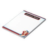 レトロアメリカピンナップ_サンシャインミックスド ノートパッド (回転)