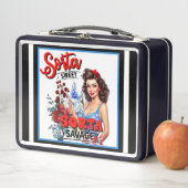 レトロアメリカピンナップ_ソルタスイートソルタサベージ メタルランチボックス (インサイチュ)