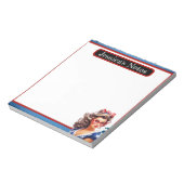 レトロアメリカピンナップ_美しい一日のノート ノートパッド (回転)