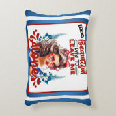 レトロアメリカピンナップ_美しい日だ アクセントクッション (正面(垂直))