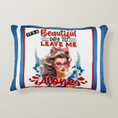 レトロアメリカピンナップ_美しい日だ アクセントクッション (裏面)