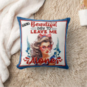 レトロアメリカピンナップ_美しい日だ クッション (ブランケット)