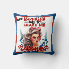 レトロアメリカピンナップ_美しい日だ クッション