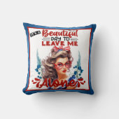 レトロアメリカピンナップ_美しい日だ クッション (正面)