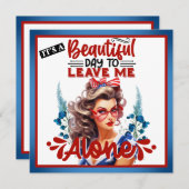 レトロアメリカピンナップ_美しい日だ シーズンカード (正面/裏面)