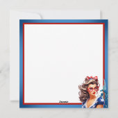 レトロアメリカピンナップ_美しい日だ シーズンカード (裏面)