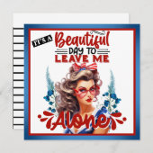 レトロアメリカピンナップ_美しい日だ シーズンカード (正面/裏面)