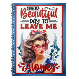 レトロアメリカピンナップ_美しい日だ ノートブック