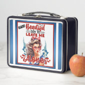 レトロアメリカピンナップ_美しい日だ メタルランチボックス (インサイチュ)