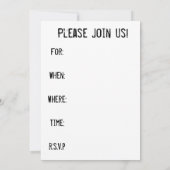 レトロアメリカ国旗の招待状 招待状 (裏面)