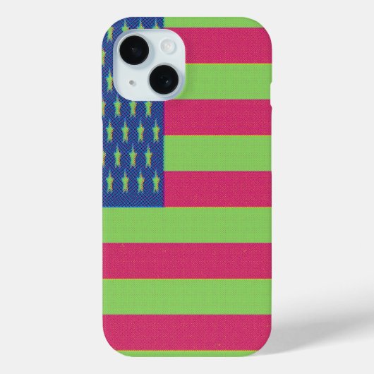 レトロアメリカ国旗 Case-Mate iPhoneケース (裏面)