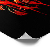 レトロアモンアマカッコいいルスファンのための音楽ギフト ポスター (角)