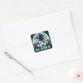 レトロアラスカ スクエアシール (封筒)