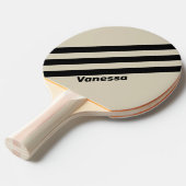 レトロアラバスタストライプー3名 卓球ラケット (正面アングル)