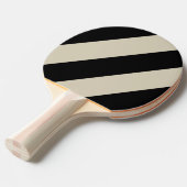 レトロアラバスター三はっきりしたストライプ 卓球ラケット (正面アングル)
