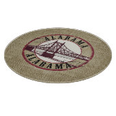 レトロアラバマブリッジスタンプ カッティングボード (角)