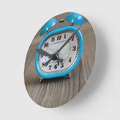 レトロアラーム時計 ラウンド壁時計 (傾斜)