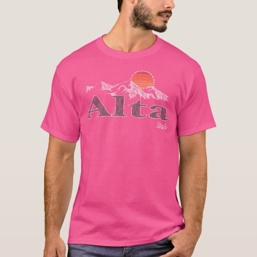 レトロアルタユタマウンテン Tシャツ (正面)