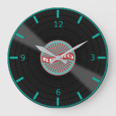 レトロアルバム大時計 ラージ壁時計 (正面)