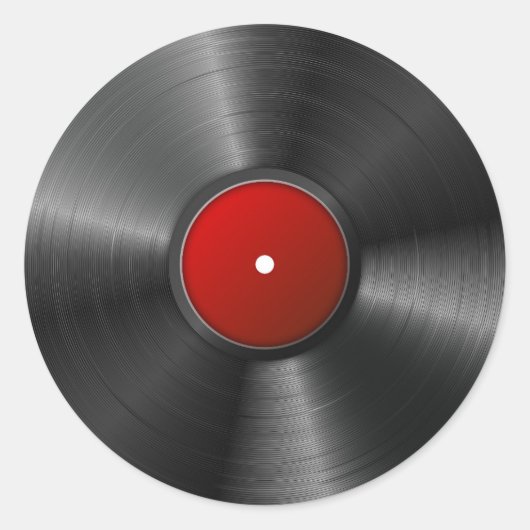 レトロアルバム ラウンドシール (正面)