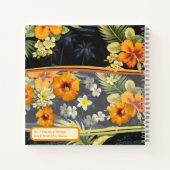 レトロアロハシャツノートブック ノートブック (裏面)