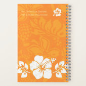 レトロアロハハワイグリーティングノート ノートブック (裏面)