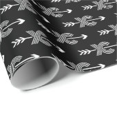 レトロアロークロスカントリーギフトXC走のロゴf ラッピングペーパー (ロールコーナー)