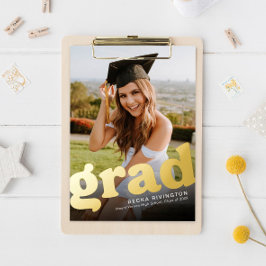 レトロアングル箔目盛り用フォトカード 箔招待状