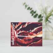 レトロアンテロープキャニオンサウスウエストトラベル ポストカード (スタンド正面)