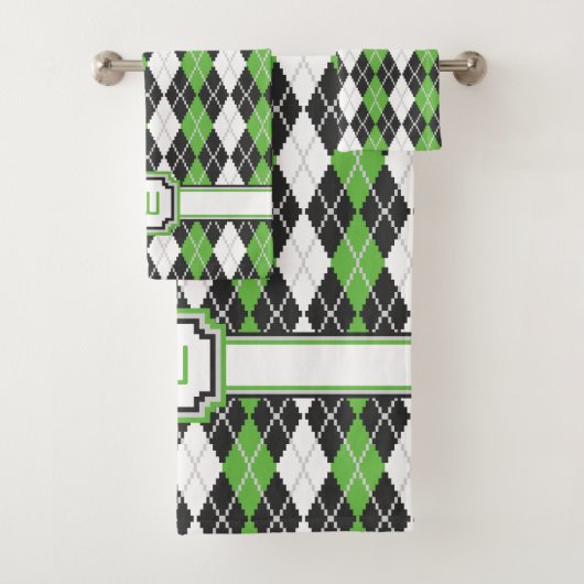 レトロアーガイルタオルセット バスタオルセット (インサイチュ)