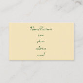 レトロアーガイル名刺 名刺 (裏面)