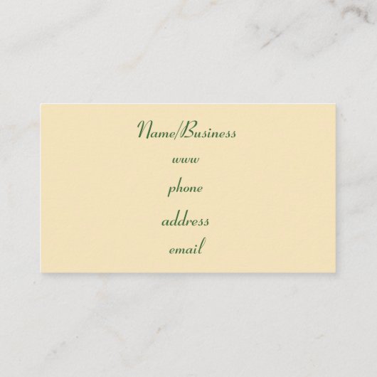 レトロアーガイル名刺 名刺 (裏面)