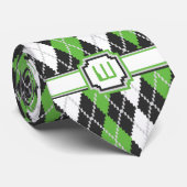レトロアーガイル柄のメンズネックタイ ネクタイ (ロール)