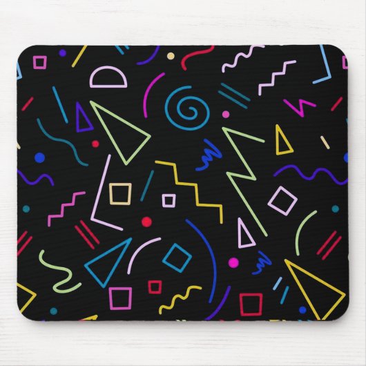 レトロアーケードカーペットノンスリップまたは滑ることマウスパッド#1-1 マウスパッド (正面)