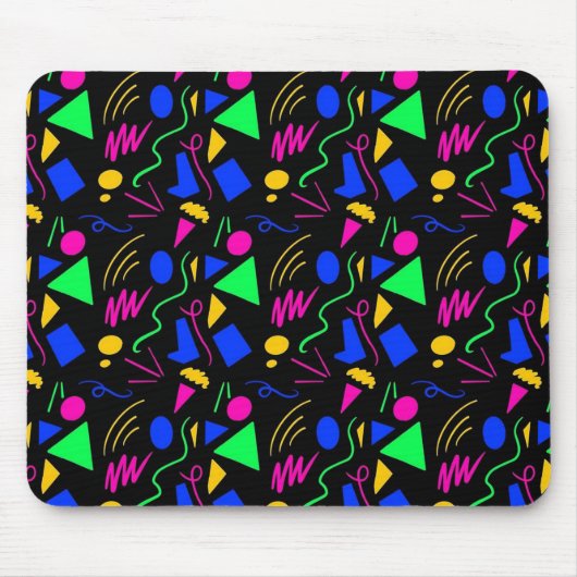 レトロアーケードカーペットノンスリップまたは滑ることマウスパッド#1-2 マウスパッド (正面)