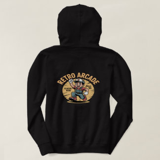 レトロアーケードクラシックヒーロー 80年代ゲーマーTシャツデザイン パーカ
