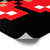 レトロアーケードゲームさくらんぼ ポスター (角)