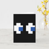 レトロアーケードゲームハロウィーン幽霊パートナーグループ カード (黄色い花)