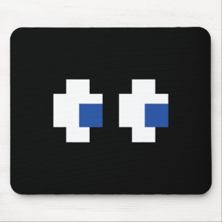 レトロアーケードゲームハロウィーン幽霊パートナーグループ マウスパッド