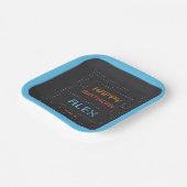 レトロアーケードゲーム子供の誕生日パーティー ペーパープレート (傾斜あり)