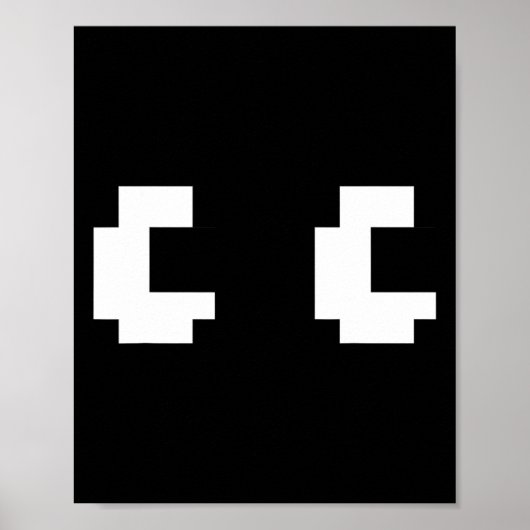 レトロアーケードゲーム幽霊アイズ80sハロウィングループC ポスター (正面)