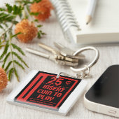 レトロアーケードコインスロットシャツ キーホルダー (正面右)