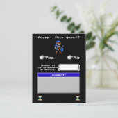 レトロアーケードビデオゲームRSVP 出欠カード (スタンド正面)