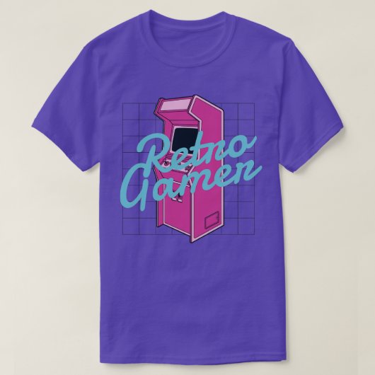 レトロアーケードレトロヴィンテージ1 Tシャツ (デザイン正面)