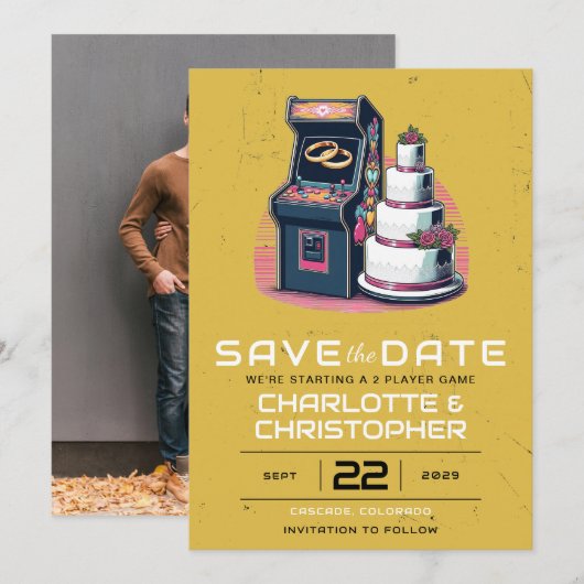 レトロアーケード結婚ズ セーブザデート (正面/裏面)