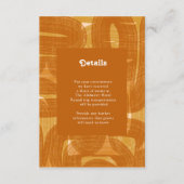 レトロアーチと曲げ、ライン黄色の詳細En エンクロージャーカード (正面)