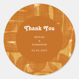 レトロアーチと曲げ、ライン黄色クラシックのR ラウンドシール